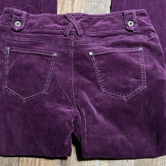 Aventura — organic cotton fabric  purple jeans size 6 - Picture 6 of 15